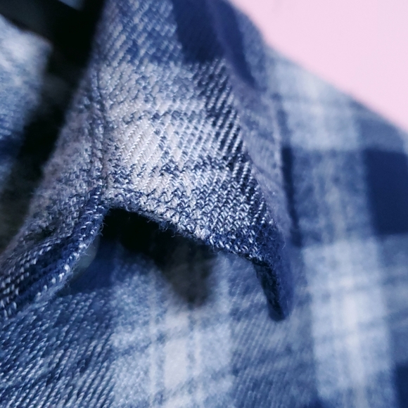 Madewell Oversized Boyfriend Flannel Shirt in Andover - Picture 6 of 14